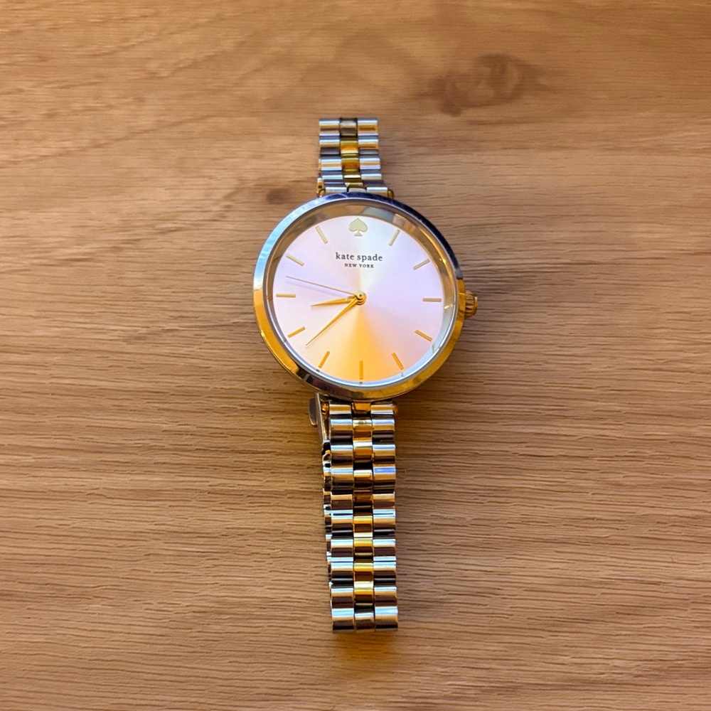 Kate Spade Two-Tone Gold and Silver Watch